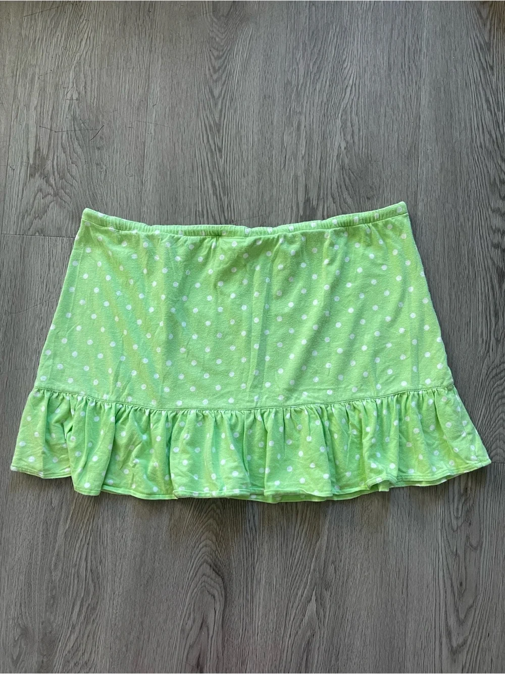 Y2K J.Crew polka dot mini skirt